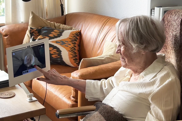 Et kompenserende hjælpemiddel til videosamtaler