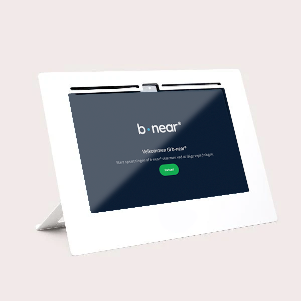 Den stationære - hvidt metalcover