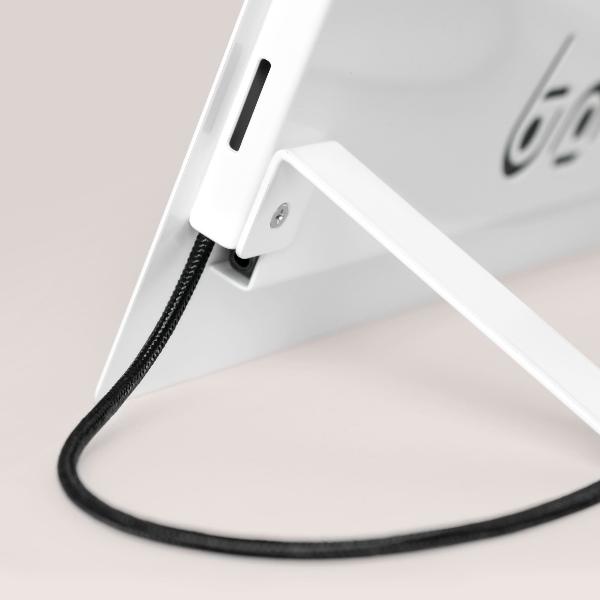 Den stationære - hvidt metalcover